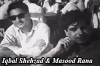 مسعودرانا اور اقبال شہزاد فلم بنجارن (1962) میں
