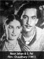 نورجہاں اور ایس پال ، فلم چوہدری (1941)