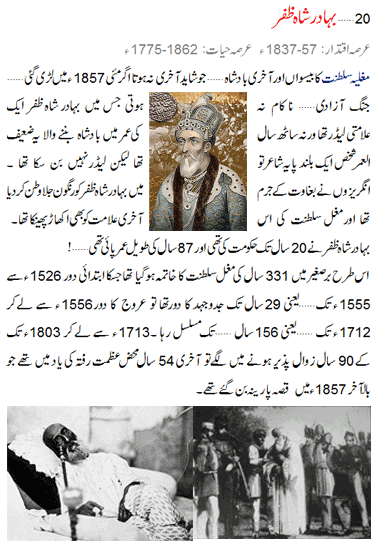 Bahadur Shah Zafar